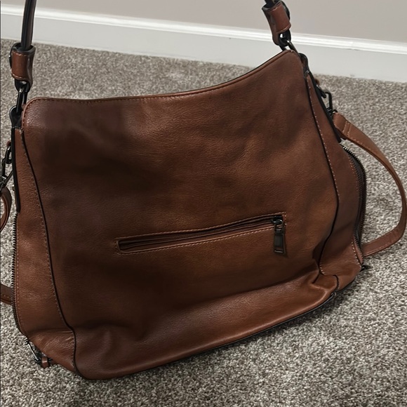 Brown Leather Shoulder Bag - Picture 2 of 4